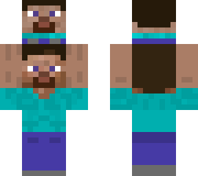 holding mini steve