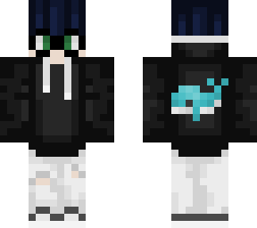 hoodie with whale boy skin
