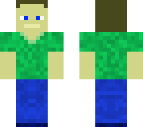kid wearing a green t-shirt and jeans
