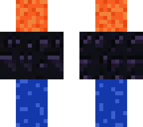 lava and water