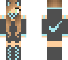 light blue ninja girl