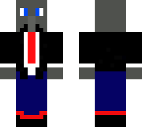 mustache elefant with tuxedo