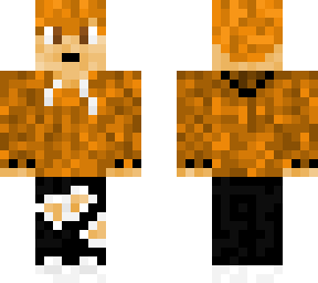 orange hoodie ginger