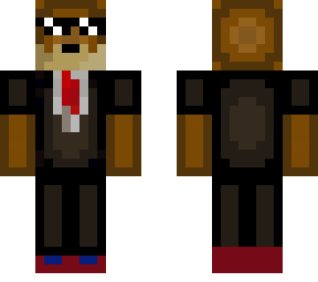 otter in a suit