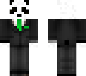 panda in suit