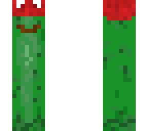 pickle with mario hat and moustache