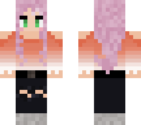 purple hair girl