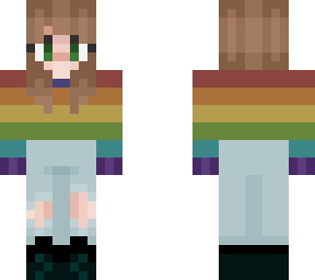rainbow girl