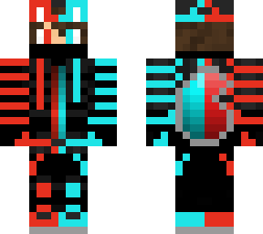red and blue ninja  fox