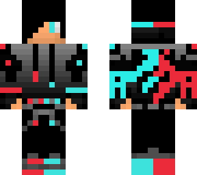 red and teal gamer