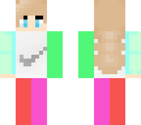 all parts of the collab skin so far!!