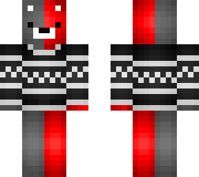 black and red bear