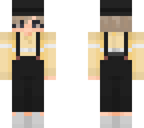 black overalls - male