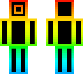 black rainbow lined
