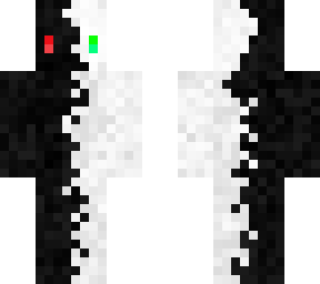black white