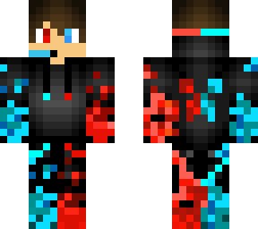 blue and red boy