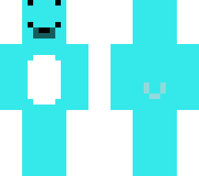 blue care bear skin