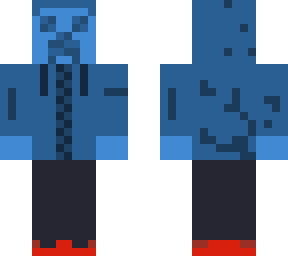blue creeper hoodie