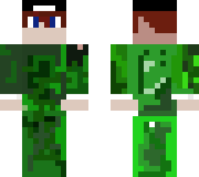 boy wearing camo