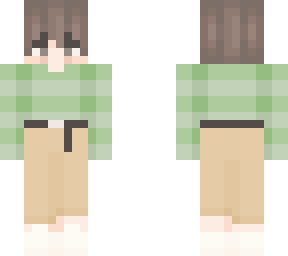 e boy in green sweater