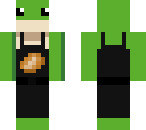 frog with potato