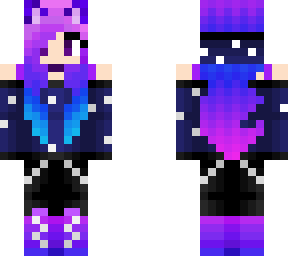 galaxy cat girl
