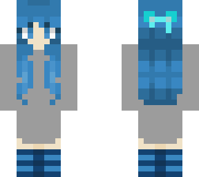 girl in night gown and hair matching socks :)