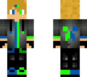 green and blue
