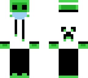 green slime with mask