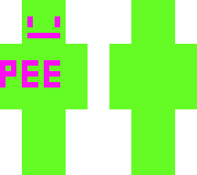 pee neon green wide