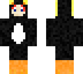 puffin onesie (red hair)