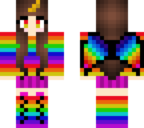 rainbow girl