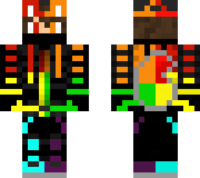 rainbow ninja fox