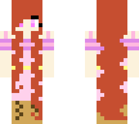 random super long haired girl