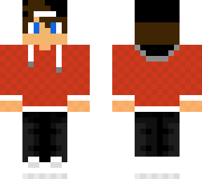 red boy with pattern.