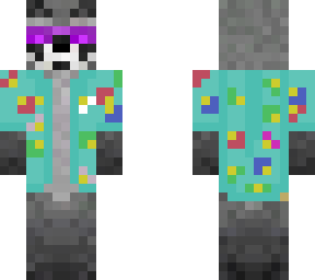 transparent minecraft skins skin glasses