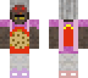angry granny with apron