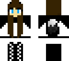 black and white