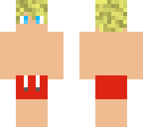 blonde swimmer
