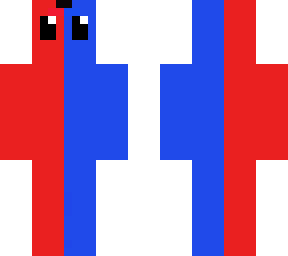blue and red boi