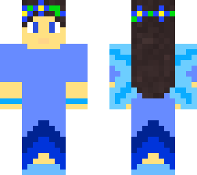 blue girl