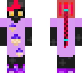 cat girl in cupcake nightgown with bunny slippers