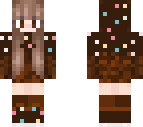 choco cake girl