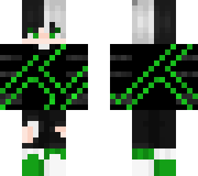 emo teen green