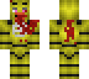 fnaf chica  with child inside of her