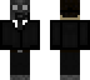 man in gas mask
