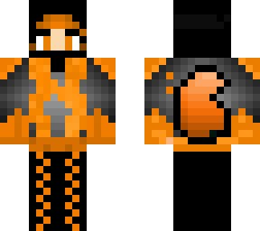 orange ninja fox girl