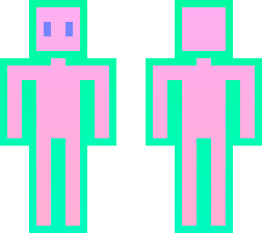 pastel stickman