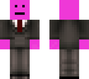 Pink man with suit | Minecraft Skin