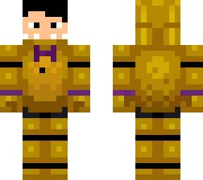 purple guy in springtrap mask up